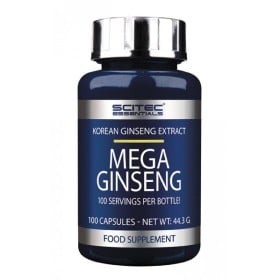 Mega Ginseng 100 Caps 500mg Scitec Nutrition